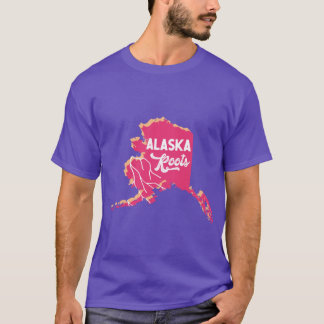 Alaska Roots Rosa Orange T Shirt