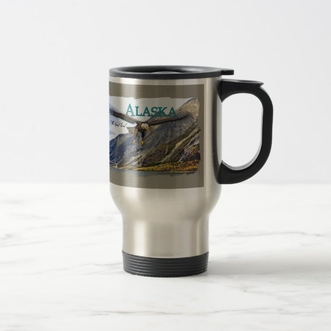 Alaska rostfritt ståltravel mug resemugg (Höger)