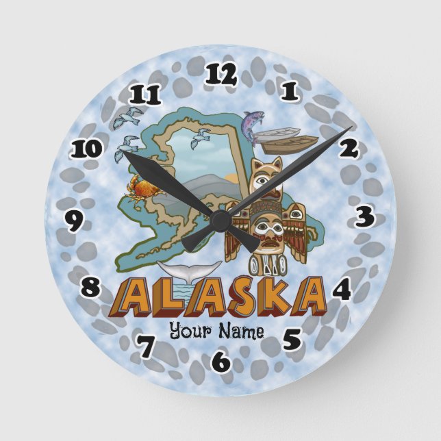 Alaska rund klocka (Framsida)