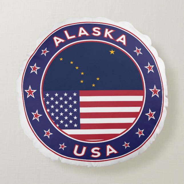 Alaska Rund Kudde (Framsidan)