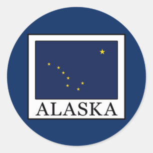 Alaska Runt Klistermärke
