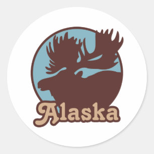Alaska Runt Klistermärke