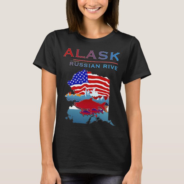 ALASKA Ryska floden II T Shirt (Framsida)