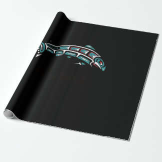Alaska Salmon Fishing Native American Indigenous Presentpapper