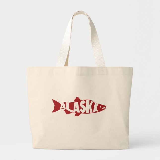 Alaska Salmon Jumbo Tygkasse (Framsidan)
