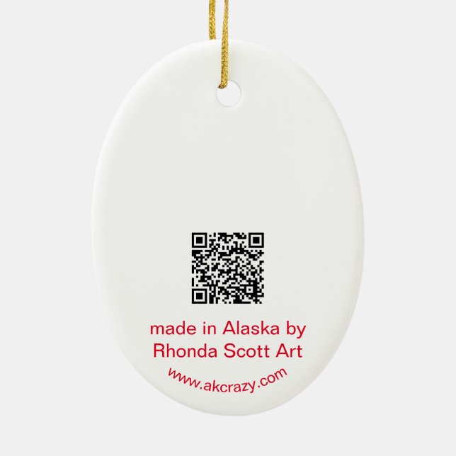 Alaska Salmon Metamorphosis Ornament (Baksidan)