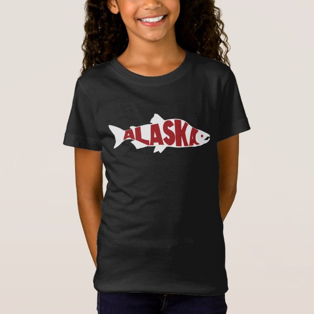 Alaska Salmon T Shirt (Framsida)