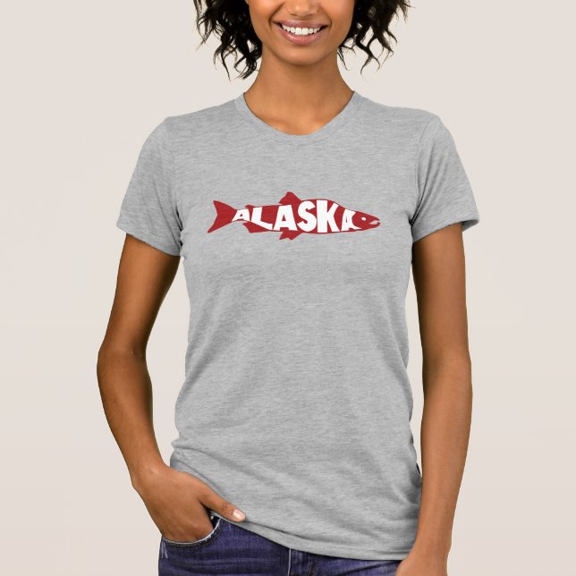 Alaska Salmon T Shirt (Framsida)