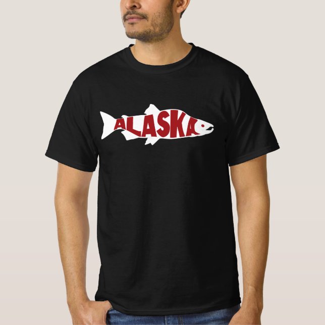 Alaska Salmon T Shirt (Framsida)