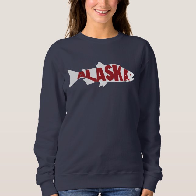Alaska Salmon T Shirt (Framsida)