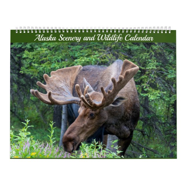 Alaska Scenery and Wildlife Calendar Kalender (Omslag)