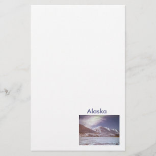 Alaska Scenery Stationery Brevpapper