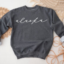 Alaska Script State Women's Sweatshirt