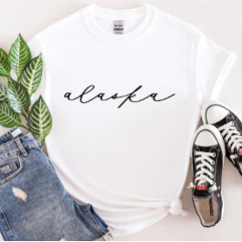 Alaska Script State Women's T-Shirt