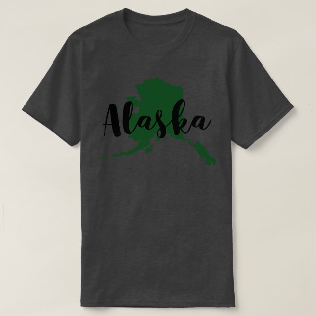 Alaska Script TShirt T Shirt (Design framsida)