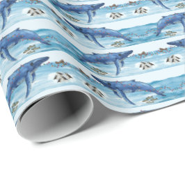 Alaska Sea Life Holiday Wrapping Paper Presentpapper