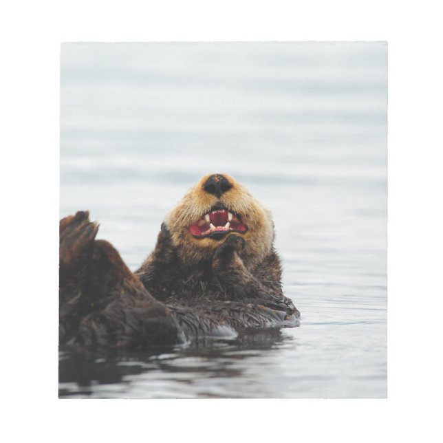 Alaska Sea Otter Anteckningsblock (Framsida)