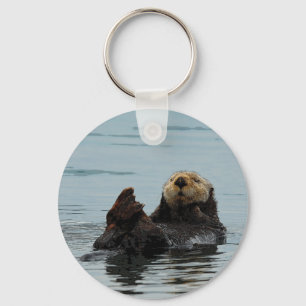 Alaska Sea Otter Nyckelring