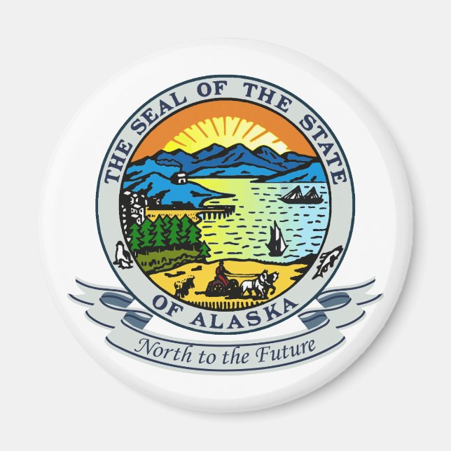 Alaska Seal Magnet (Framsidan)