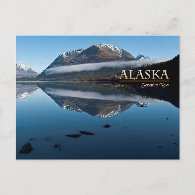 Alaska Serenity Now Vykort (Framsida)