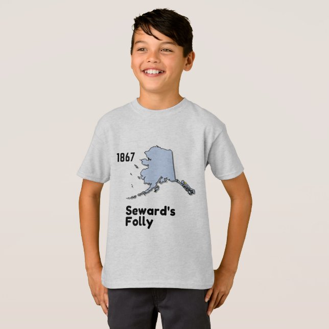 Alaska Seward Folly T Shirt (Hel framsida)