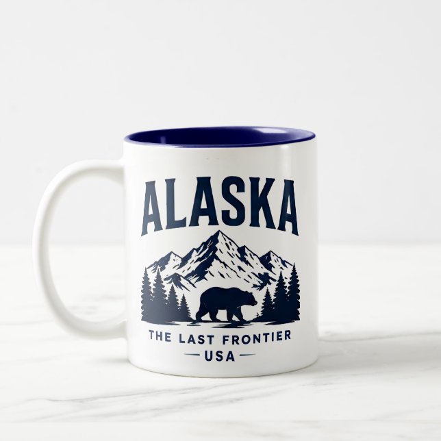 Alaska Sista Frontier Äventyr Två-Tonad Mugg (Vänster)