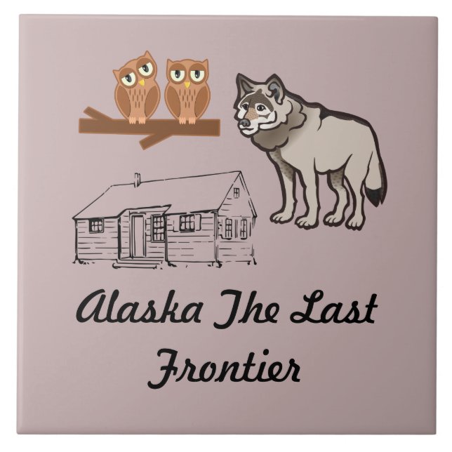 Alaska Sista Gräns Kakelplatta (Framsidan)