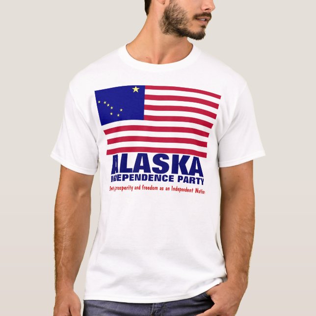 ALASKA SJÄLVSTÄNDIGHETPARTY TEE SHIRT (Framsida)