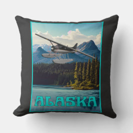 Alaska sjöflygplan kudde