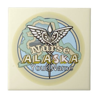 Alaska Sjuksköterska Caduceus Kakelplatta
