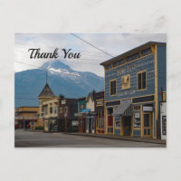 Alaska Skagway Stadshus Foto Tack