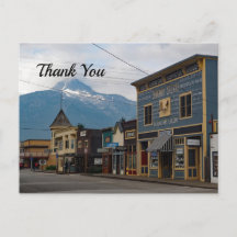 Alaska Skagway Stadshus Foto Tack