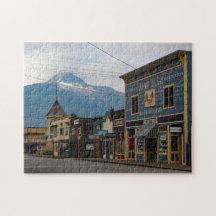 Alaska Skagway Town Byggnad Photo