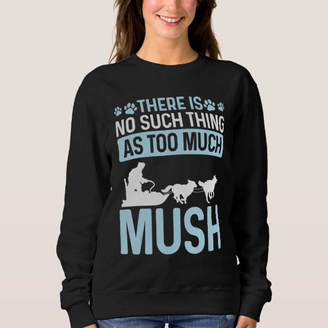 Alaska Sled Dog Racing Mushing Season Husky Sleddi T Shirt (Framsida)