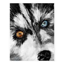 Alaska Sled Hund "Lets Springa" Skriv ut