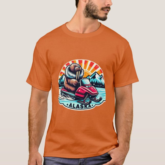 ALASKA SLUTFRONTIER 8 T SHIRT (Framsida)