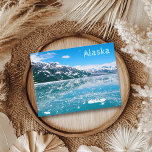 Alaska Snö Glacierberget Resa Vykort<br><div class="desc">Den här designen skapades via digital grafik. Anpassa den med din egen text. Det kan vara personlig genom att klicka på anpassningsknappen och ändra färg, lägga till namn, initialer eller ord som du vill ha. Kontakta mig på colorflowcreations@gmail.com om du vill ha denna design på en annan produkt. Köp min...</div>