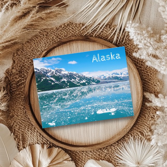 Alaska Snö Glacierberget Resa Vykort (Skapare uppladdad)