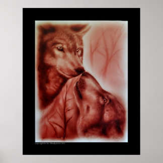 Alaska Snö Varger Poster