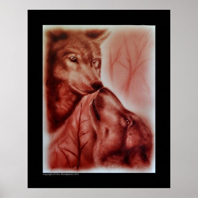 Alaska Snö Varger Poster (Framsidan)