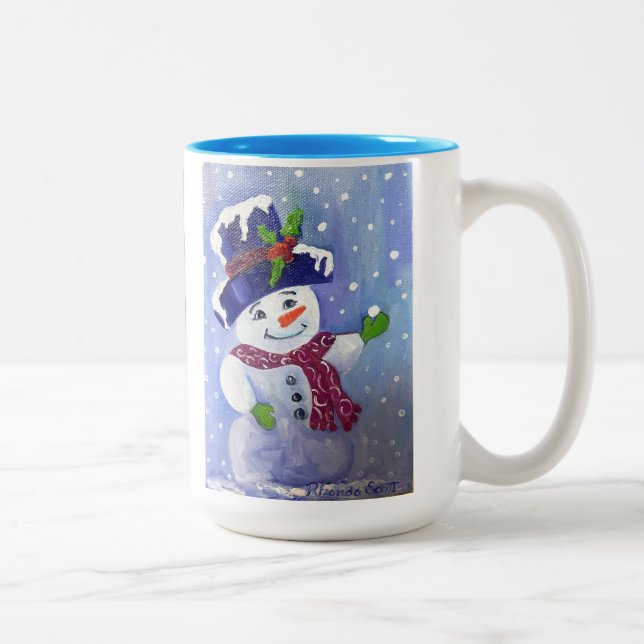 Alaska Snögubbe 2 ton 15 oz kaffe mugg (Höger)