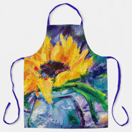 Alaska Solros Blues Apron