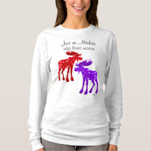 Alaska som Kärlek Moose II - Långärmad T-shirt