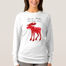 Alaska som Kärlek Moose - Långärmad T-shirt