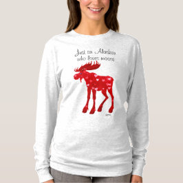 Alaska som Kärlek Moose - Långärmad T-shirt
