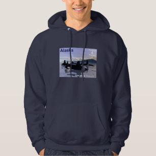 Alaska Späckhuggare Frimärke Hoodie
