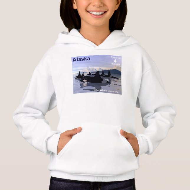 Alaska Späckhuggare Frimärke Tee Shirt (Framsida)