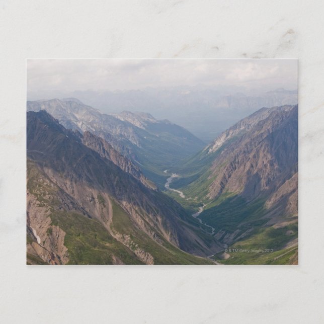 Alaska spänner berg, Alaska, USA Vykort (Framsida)