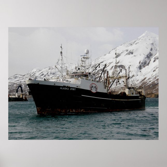 Alaska Spirit, F. C. A. Fishing Trawler Poster (Framsidan)