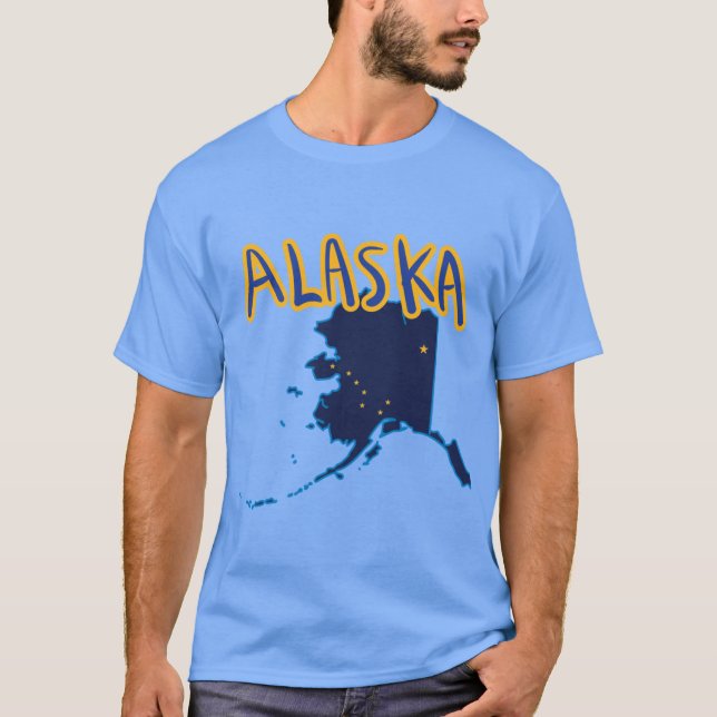 Alaska, stat 1 t shirt (Framsida)